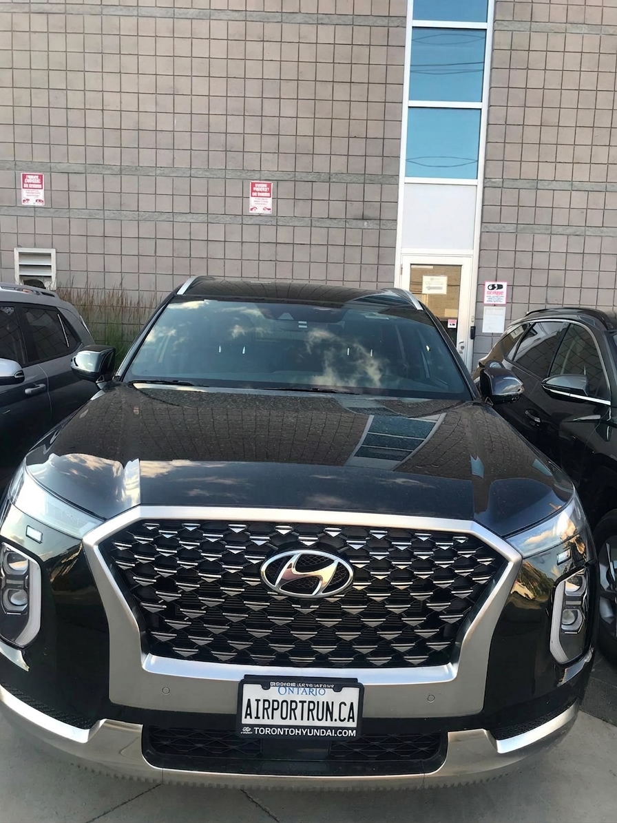 Airport Run Hyundai Palisade ready for an airport pickup