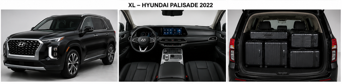 VUS pleine grandeur d’Airport Run (Hyundai Palisade)